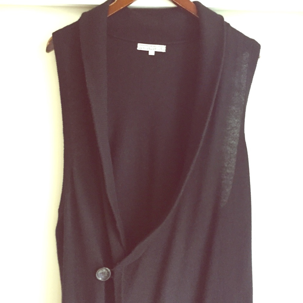 Swedish designer Dagmar cashmere tunic sweater vest